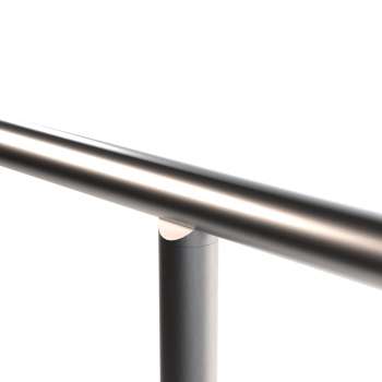 Pfosten Boden 42,4 Geländer Balkon Treppengeländer Steher Rundrohr Edelstahl V2A